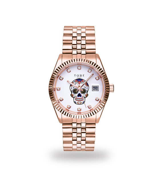 MEXICAN SKULL rosegold